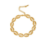 Gold Shell Bracelet