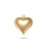 Chunky Gold Heart Charm