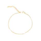 Thin Gold Chain Anklet