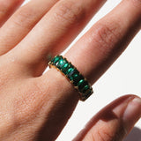 Green Eternity Ring