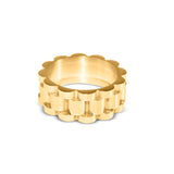 Gold Chain Links Ring