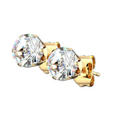 Gold Diamond Studs